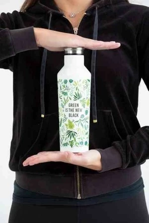 TYP - Butelka termiczna stalowa 500ml GreenNewBlac