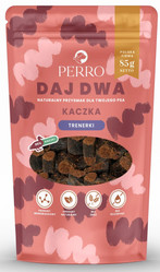 Perro DAJ DWA Kaczka Trenerki - przysamk dla psa - 85g