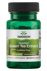 TEAVIGO Green Tea Extract Caffeine Free (30 kaps.)