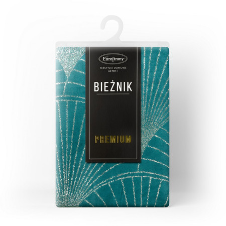 OBRUS BLINK 14 35 X 140 CM CIEMNOTURKUSOWY