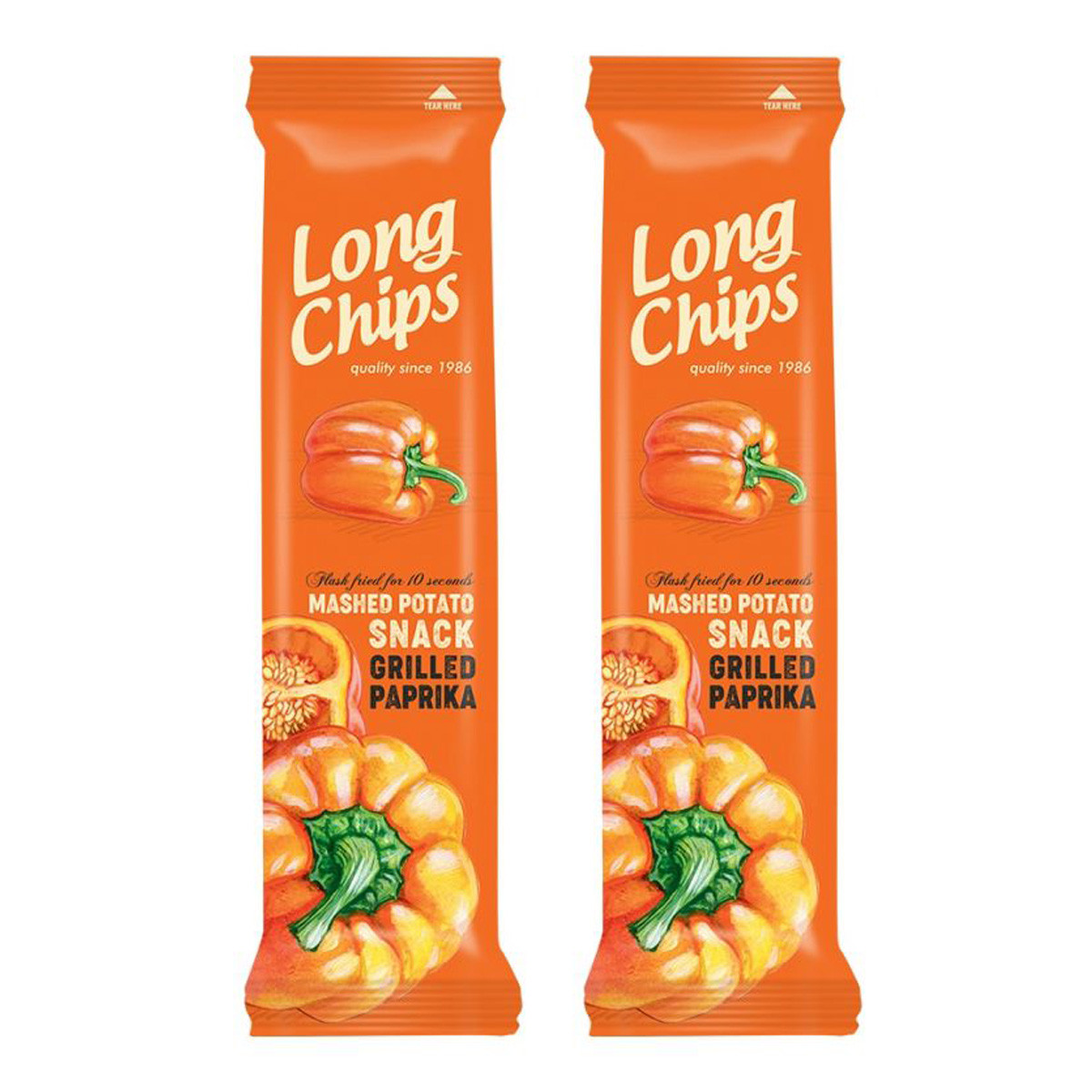Zestaw 2x Chipsy ziemniaczane o smaku grillowanej papryki 75 g - Nabea.pl