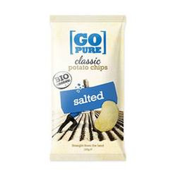 Go Pure − Chipsy solone bezgl. BIO − 125 g