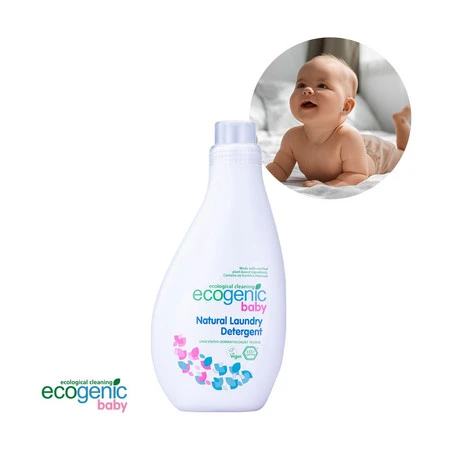 Ecogenic Baby, Hipoalergiczny płyn do prania ubranek dziecięcych, bezzapachowy, 1000 ml