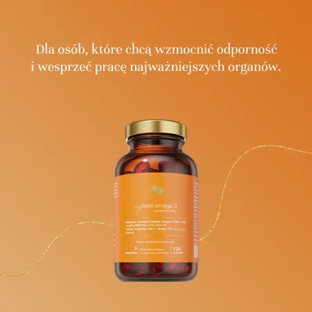 MyBestPharm MyBestOmega 3 suplement wspierający układ odpornościowy 120 kaps