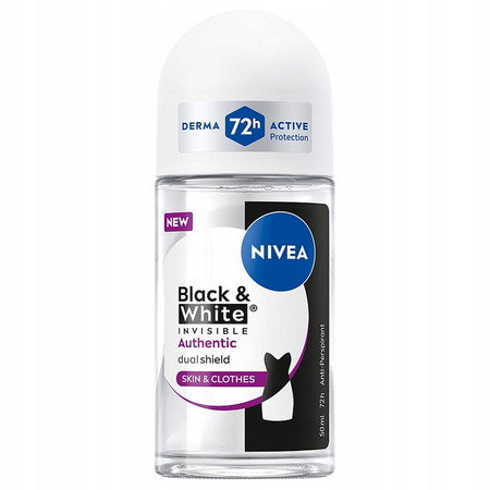 Black&amp;White Invisible Authentic antyperspirant w kulce 50ml