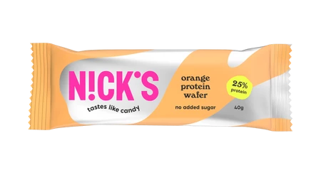 Zestaw 6x N!CK'S Nicks Protein Wafer Orange Proteinowy Wafelek Pomarańczowy bez cukru 40g