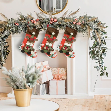 ŚWIĄTECZNA OZDOBA RENNE 53 CM CZERWONY