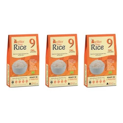 Zestaw 3x MAKARON (KONJAC TYPU NOODLE W KSZTAŁCIE RYŻU) BEZGLUTENOWY BIO 385 g - BETTER THAN FOODS