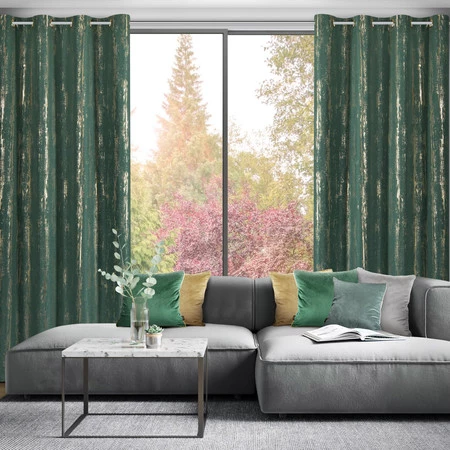 ZASŁONA GOTOWA LIBI 140 X 250 CM ZIELONY