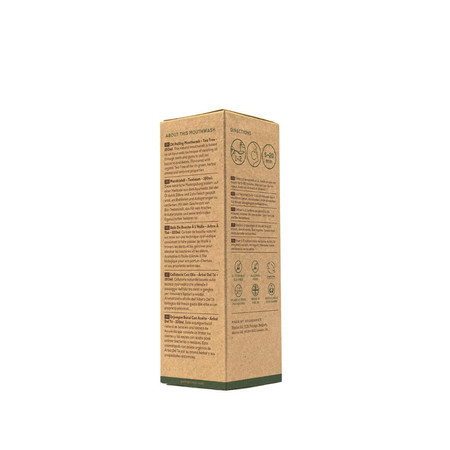 Georganics, Olej do płukania jamy ustnej, z naturalnym składem, do codziennej pielęgnacji, smak drzewa herbacianego, 100 ml