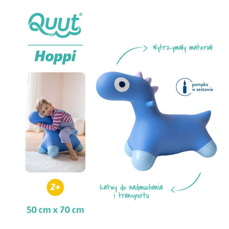 QUUT Skoczek Hoppi Dino Cosmic blue