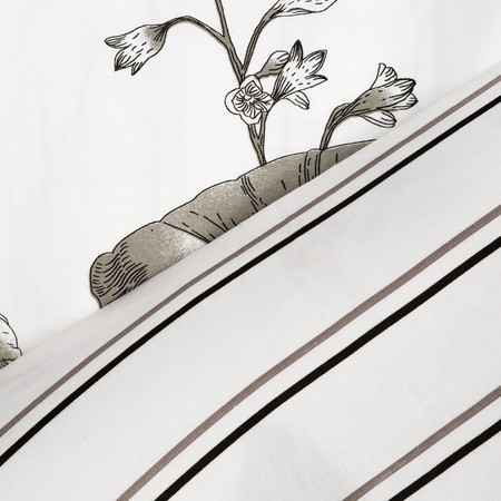 Komplet pościeli satynowej Spring 39, 140 x 200 cm, Biały