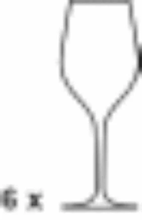 WMF - Zestaw 6 kieliszkow do czerwonego wina, Easy