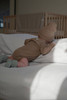 Lodger Czapeczka bawełniana brązowa Ciumbelle Beige 6-12 m