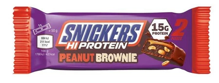 Mars Protein Snickers Hi Protein Bar Peanut Brownie 50 g
