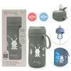 Nuvita, Bidon termiczny z ustnikiem Sage green, 350 ml