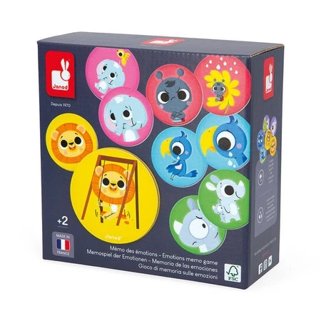 Janod Gra memory Emocje 24 elementy 2+