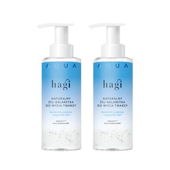 Zestaw: 2x Hagi - Aqua Zone łagodny żel-galaretka do mycia twarzy 150 ml
