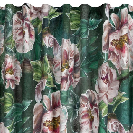 ZASŁONA GOTOWA PALMERA NA TAŚMIE 140 X 270 CM ZIELONY