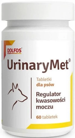 DOLFOS UrinaryMet Regulator kwasowości moczu dla psów 60szt