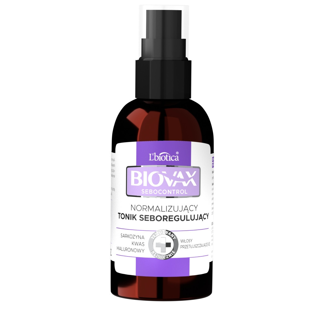 BIOVAX SEBOCONTROL Normalizujący Tonik 100ml | Sklep Nabea.pl