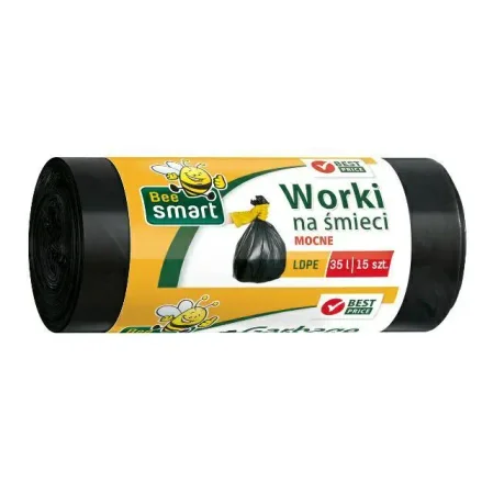 Bee Smart Worki na śmieci LDPE 35L 15 sztuk