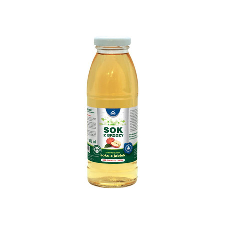 Sok z brzozy z jabłkiem bez dodatku cukru 300 ml