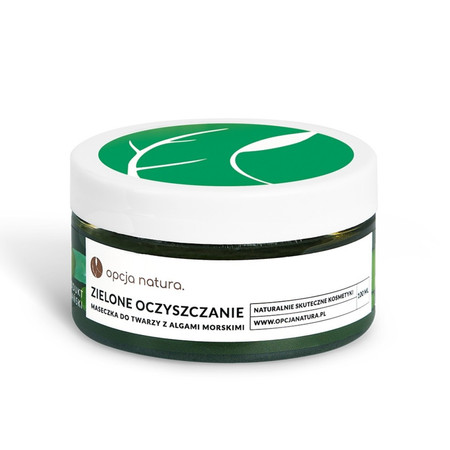 Zielone Oczyszczanie maseczka do twarzy z algami morskimi 100ml