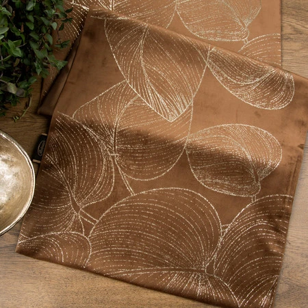 OBRUS BLINK 16 35 X 220 CM BRĄZOWY