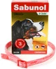SABUNOL OBROŻA CZERWONA na pchły i kleszcze 50cm dla psa