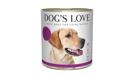Zestaw 10x DOG'S LOVE Lamm - jagnięcina z dynią, morelą i ziemniakami (800g)
