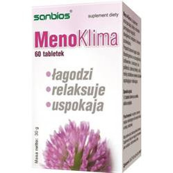 Sanbios Menoklima na wsparcie objawów menopauzy 60 tabl.