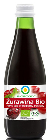 SOK ŻURAWINOWY NFC BEZGLUTENOWY BIO 300 ml - BIO FOOD