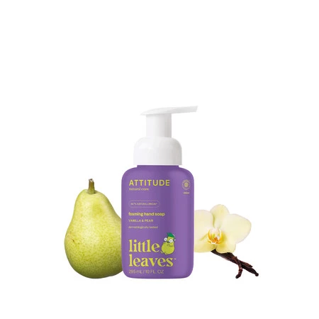 Attitude, Little Ones, Mydło w piance do rąk dla dzieci, Gruszkowy Nektar i Wanilia, 295 ml