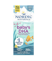 Nordic Naturals Baby's Omega 3 Vitamin D3 Omega-3 kwasy tłuszczowe EPA i DHA Witamina D3 60 ml