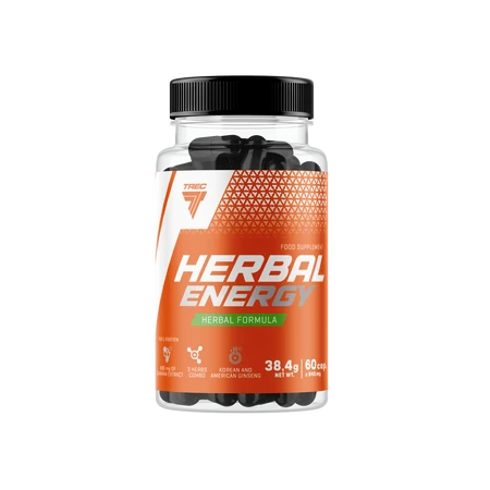 Trec HERBAL ENERGY przedtreningówka z Żeń-szeniem i Guaraną 60 kaps.