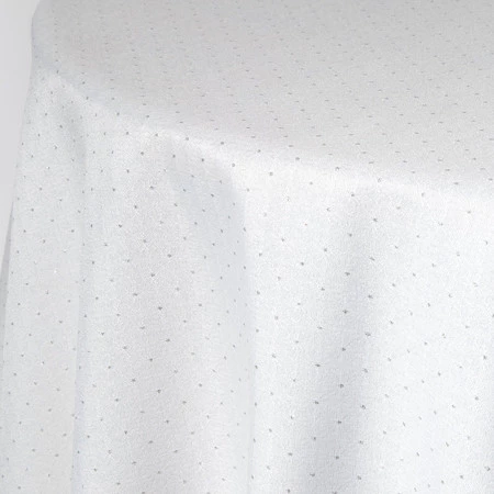 OBRUS ELLEN O 150 CM BIAŁY