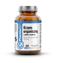 Pharmovit Krzem organiczny z pędów bambusa 224 mg - 60 kaps.