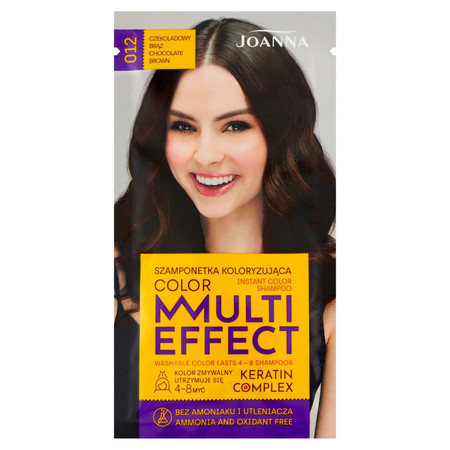 Multi Effect szamponetka koloryzująca 012 Czekoladowy Brąz 35g