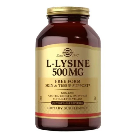 SOLGAR L-Lysine 500 mg (250 kaps.)