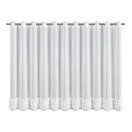 Firanki MH/Z/ROSES/8/B 400X160 PRZELOTKI SZYFON