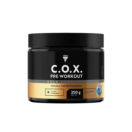 Trec Gold Core C.O.X. przedtreningówka 250g smak borówka