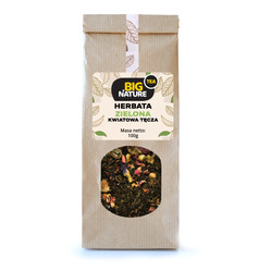 Big Nature Herbata Zielona Kwiatowa Tęcza 100 g