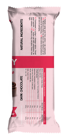 BeRAW Baton owocowy Energy malinowy - 40g