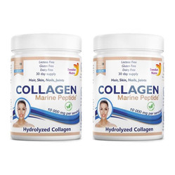 Zestaw 2x Swedish Nutra Collagen Powder (marine) suplement na zdrową skórę 300 g