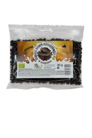 ZIARNA KAWY ORKISZOWEJ W CZEKOLADZIE BIO 85 g - EKOFLORKA