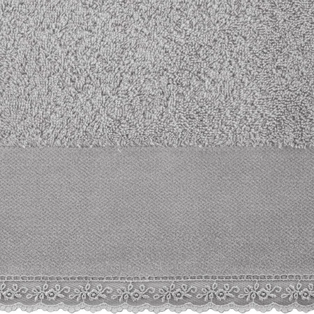 Ręcznik Emi (03) 50 x 90 cm, Srebrny