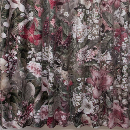 ZASŁONA GOTOWA GLORY NA TAŚMIE 140 X 270 CM ZIELONY