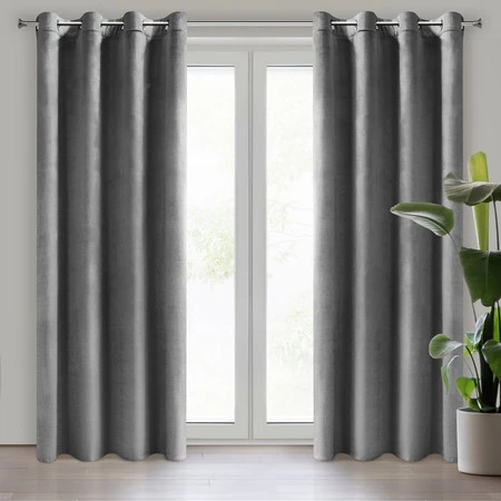 ZASŁONA GOTOWA MELANIE 140 X 250 CM STALOWY