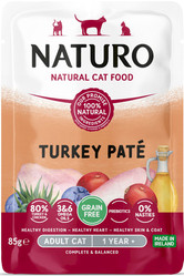 NATURO Adult Cat GF Indyk Turkey Pate bez zbóż 85g